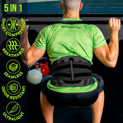 Feel Recovery Lumbar Support Belt for Men and Women, Sciatica Relief - Gomix Brands Outlet