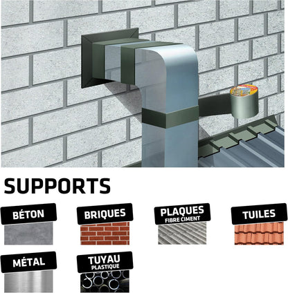 Sika Multiseal 82813 Self‑Adhesive Cold Tape Silver 150mm × 10 m