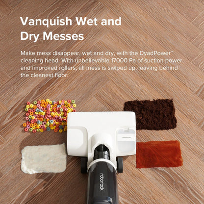 Roborock Dyad Pro Cordless Wet & Dry Vacuum 17000Pa with App Control