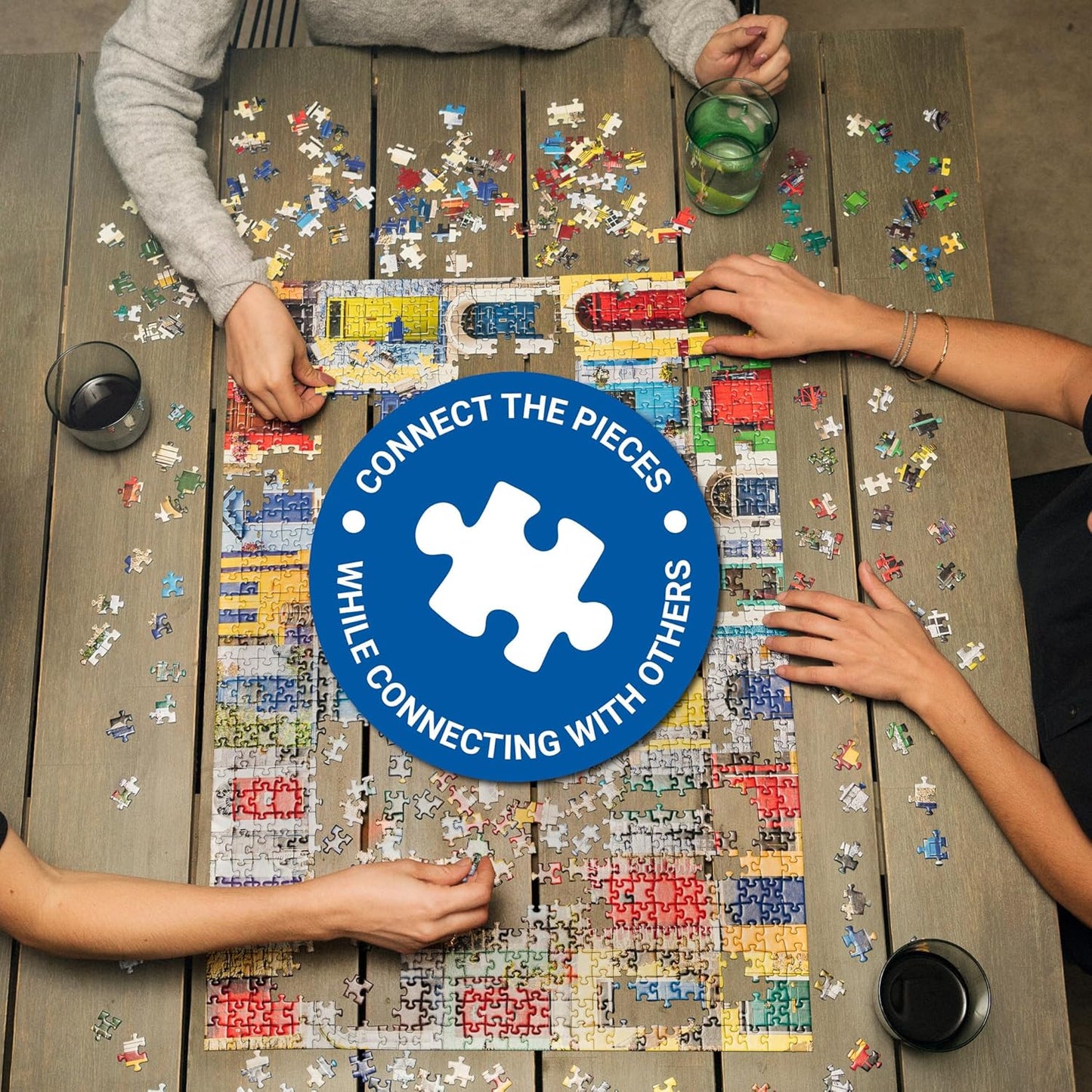 World of Books 2000 Piece Puzzle – Vibrant Landscape Jigsaw