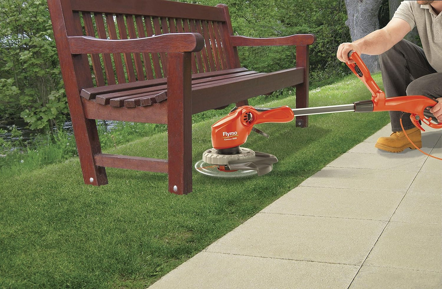 Flymo Contour 500E 500W Corded Electric Grass Trimmer Edge
