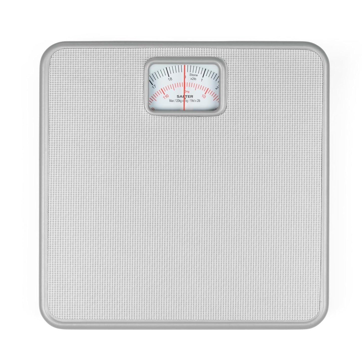 Salter 433 SVDR Mechanical Bathroom Scale – 120 kg Capacity, Non‑Slip Platform - Gomix Brands Outlet