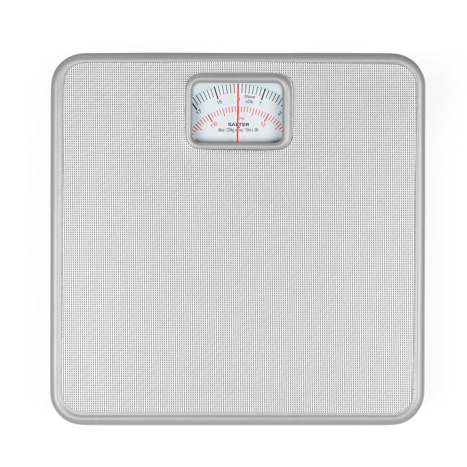 Salter 433 SVDR Mechanical Bathroom Scale – 120 kg Capacity, Non‑Slip Platform - Gomix Brands Outlet