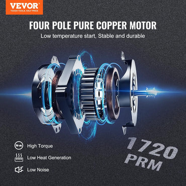 VEVOR 3.5 CFM 1-Stage HVAC Vacuum Pump with Oil