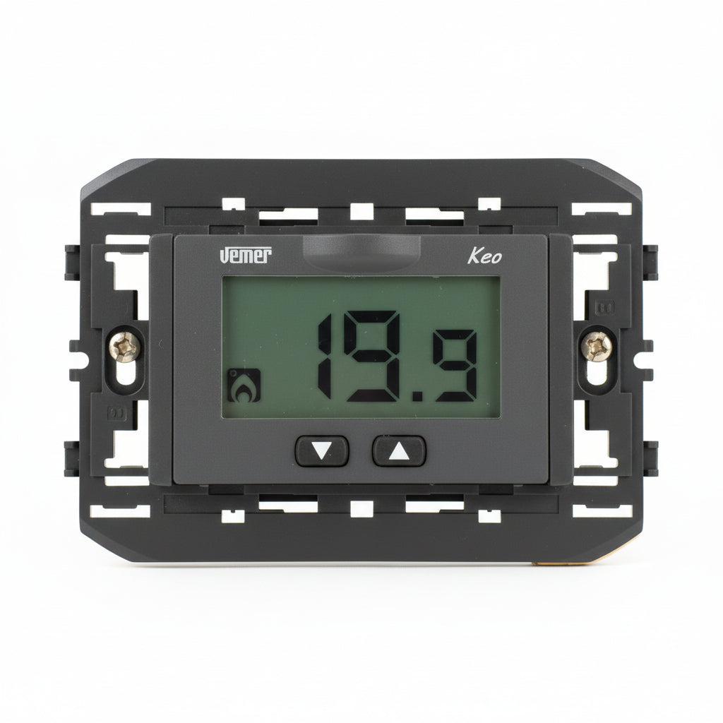 Vemer Built-in Electronic Digital Thermostat for Home Heating Control