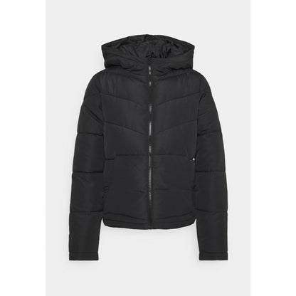 Noisy May Women's NMDALCON Black Padded Hooded Winter Jacket