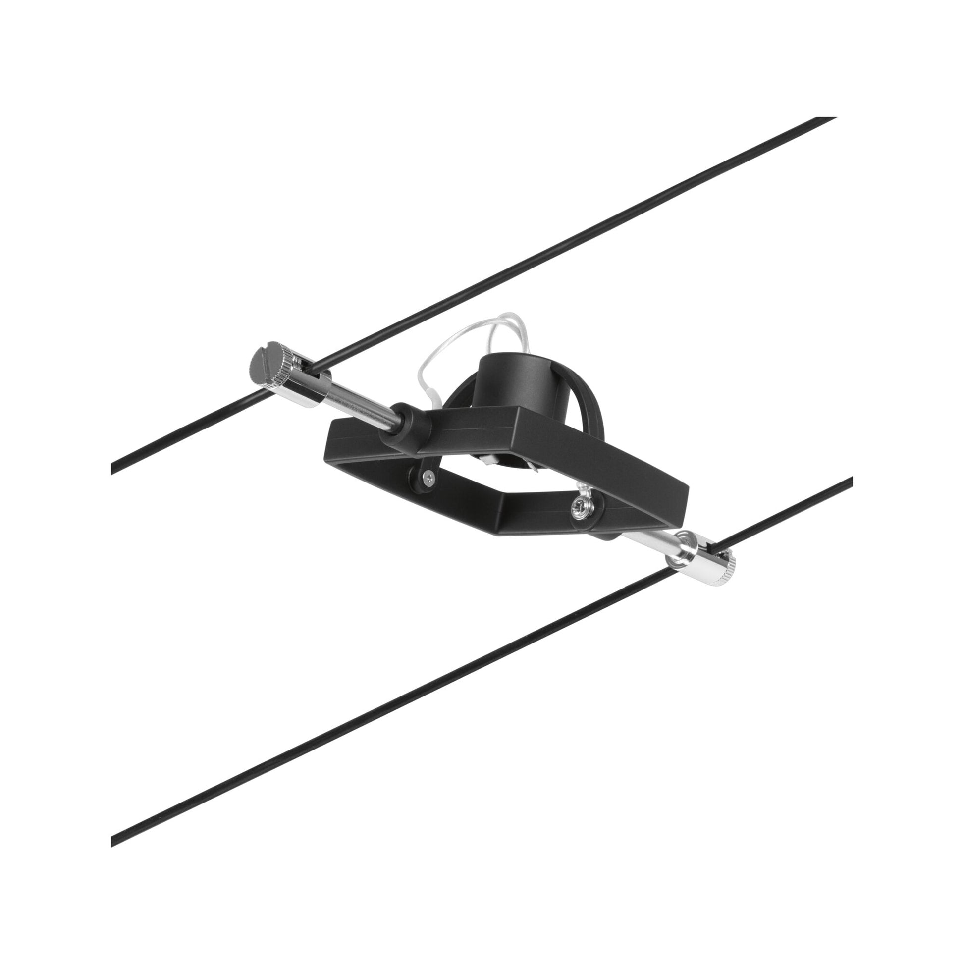 CorDuo Mac II Individual Spot GU5.3 10W 12V Black Matt Chrome