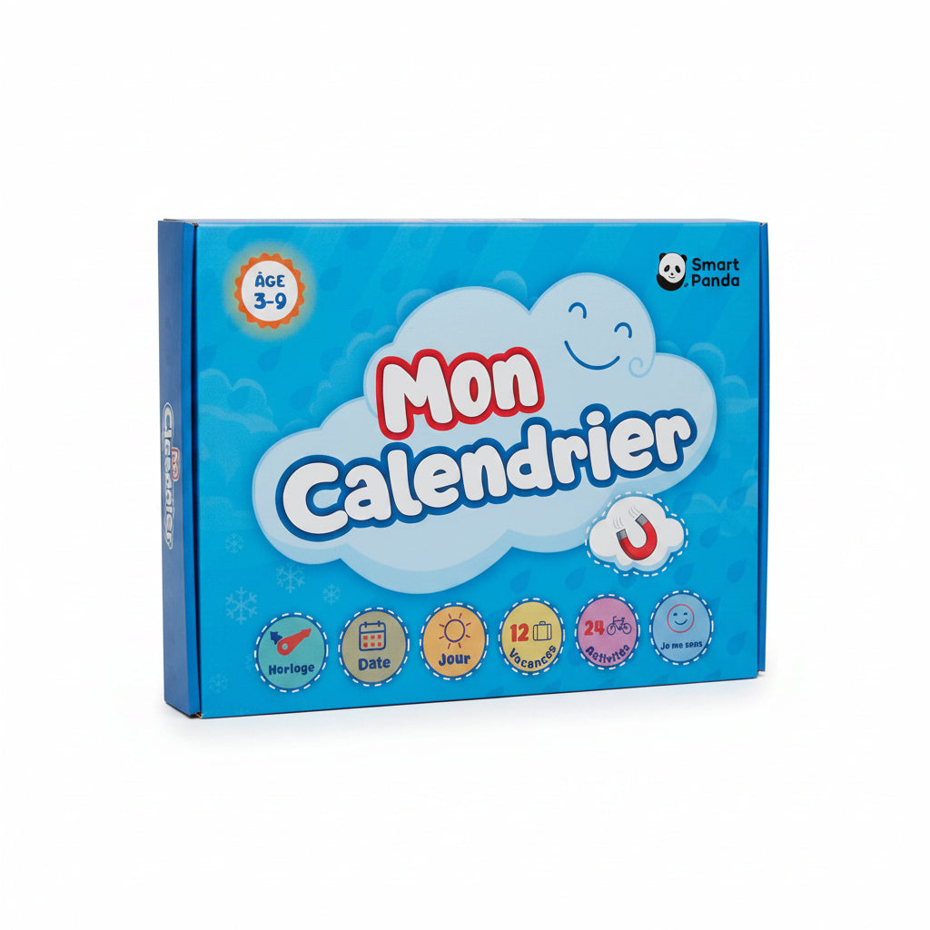 Children's Magnetic Calendar with Weather, Date, Mood and Time 94 Pieces