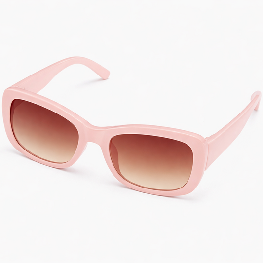 kunchu Sunglasses Women's Retro Square Trendy Shades with UV Protection