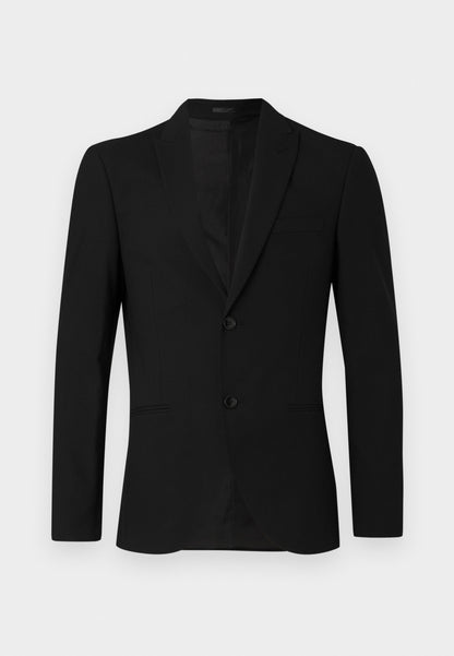 Elegant Isaac Dewhirst Soloman Slim Fit Black Two-Button Suit Jacket