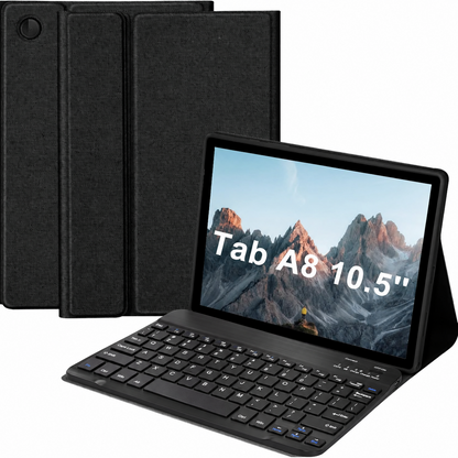 JUQITECH Backlit Keyboard Case for Samsung Galaxy Tab A8 10.5" (German Version)
