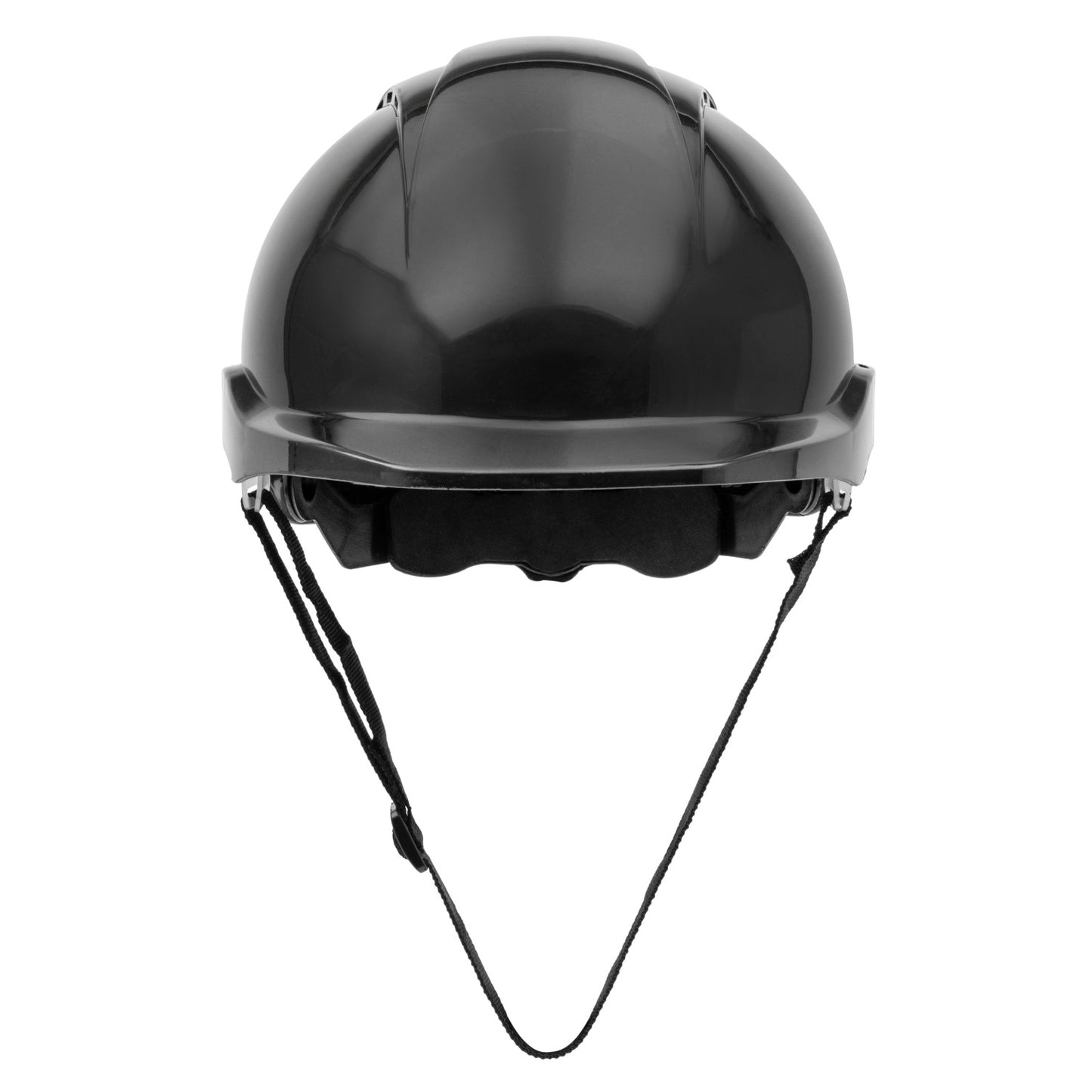 NITRAS 9500 Black Industrial Safety Helmet: Ventilated, Adjustable, Comfortable Head Protection