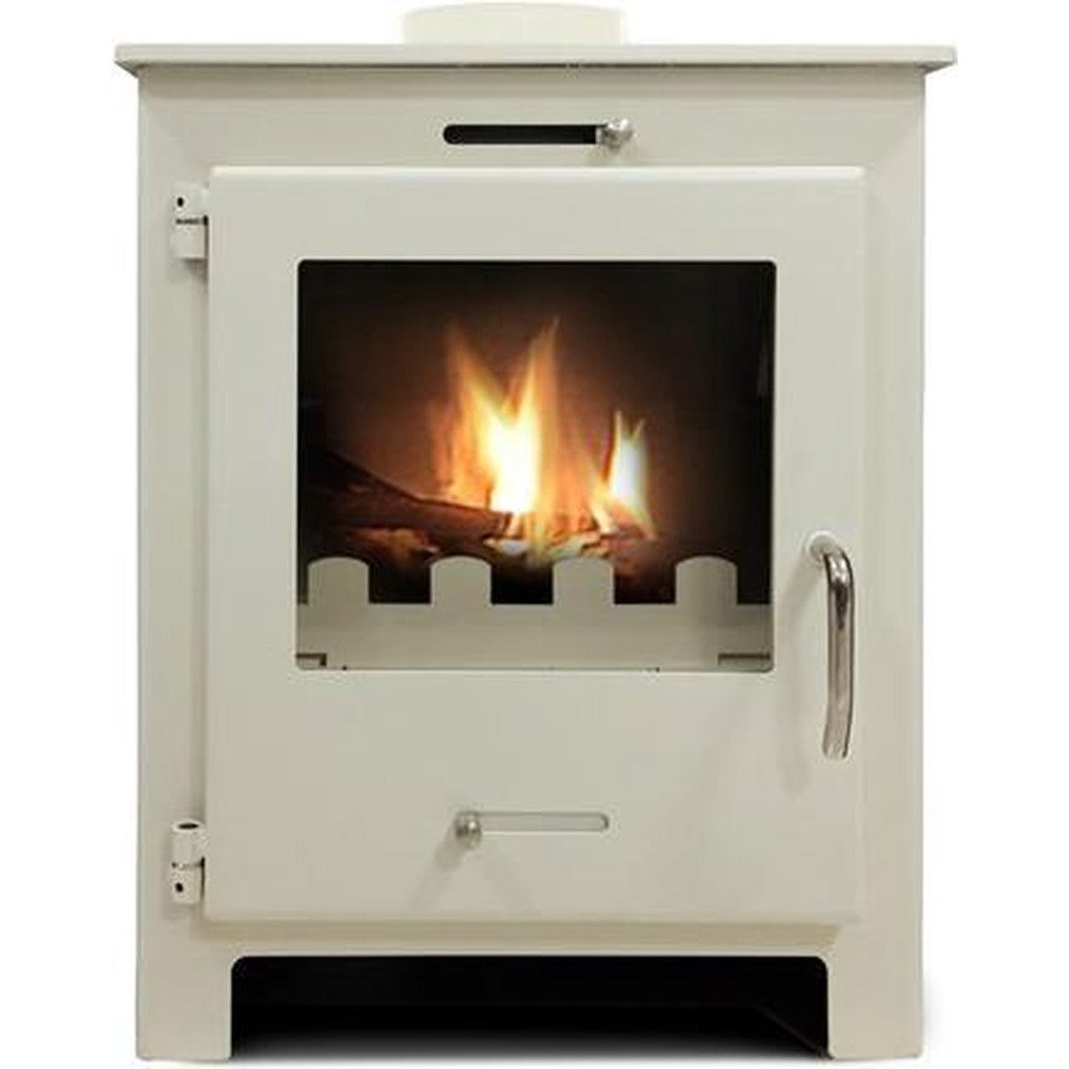 Livin Flame Houtkachel Boo Double-Wall Ivory White Wood Stove