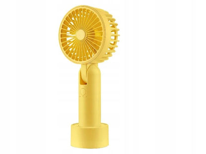 Silvercrest Mini Portable Fan Rechargeable USB Yellow SHV3,7B1