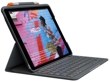 Logitech Slim Folio iPad Keyboard Case - Bluetooth, 3-Mode Protection