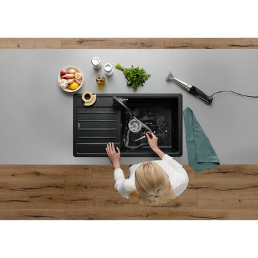 BLANCO MIDA-S High Pressure Silgranit-Look Kitchen Faucet, Pull-Down Spray