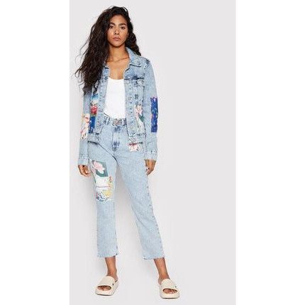 Desigual Los Angeles Women's Blue Denim Regular Fit Jeans