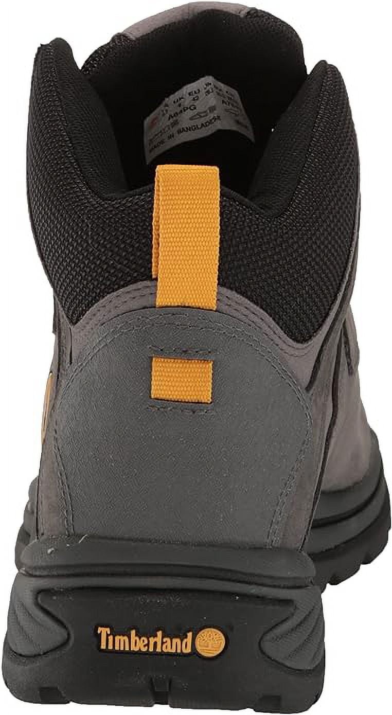 Timberland Men's White Ledge Mid Waterproof Hiking Boot, Grey Nubuck, Durable