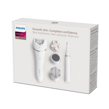 Philips Series 9000 BRE740/90 Wet & Dry Epilator Beauty Set with 12 Accessories