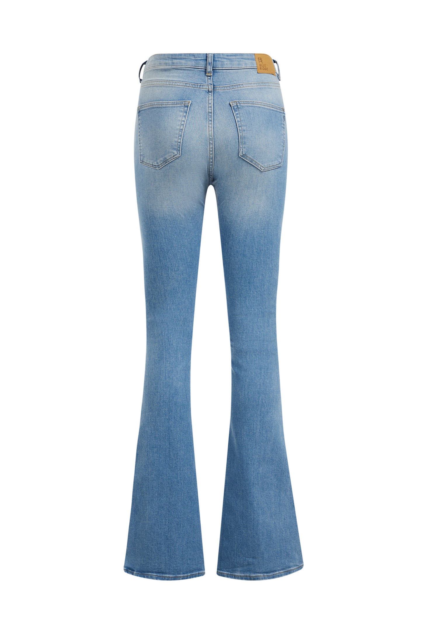Blue Ridge High Rise Super Wide Flared Stretch Jeans
