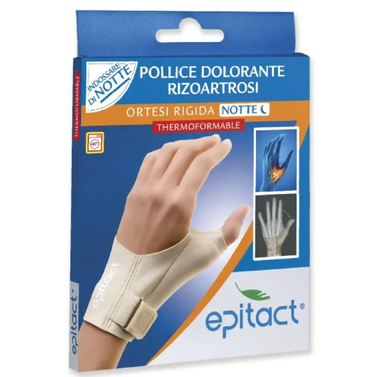 Epitact Rigid Night Support Thumb Orthosis for Pain Relief Size Large - Gomix Brands Outlet