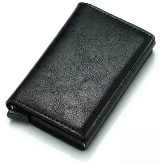 Sleek Minimalist Pop-Up RFID Blocking Wallet, Holds 14 Cards, for Men & Women