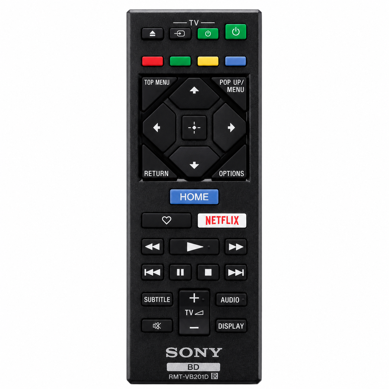 Sony Replacement Remote RMT-VB201D for Sony BDP-S1700 BDP-S3700
