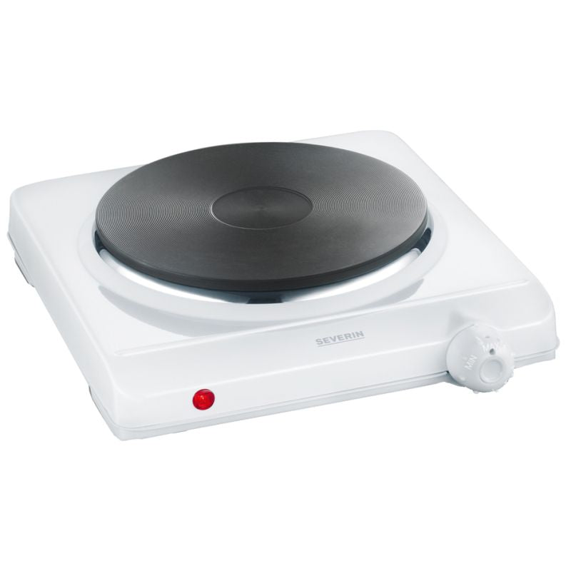 Severin 1500 Watt Portable Electric Hotplate, Single Burner, Stainless Steel Finish