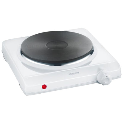 Severin 1500 Watt Portable Electric Hotplate, Single Burner, Stainless Steel Finish