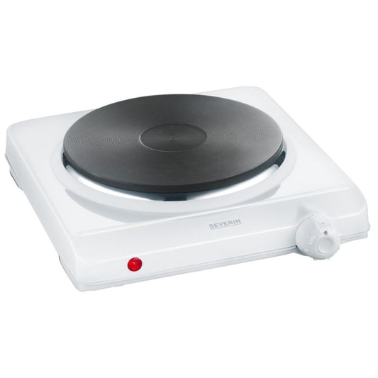Severin 1500 Watt Portable Electric Hotplate, Single Burner, Stainless Steel Finish