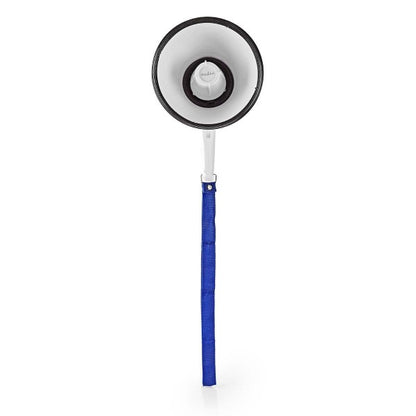 Nedis Portable Megaphone with Siren, 10W Output, 820-Foot Range, Recording