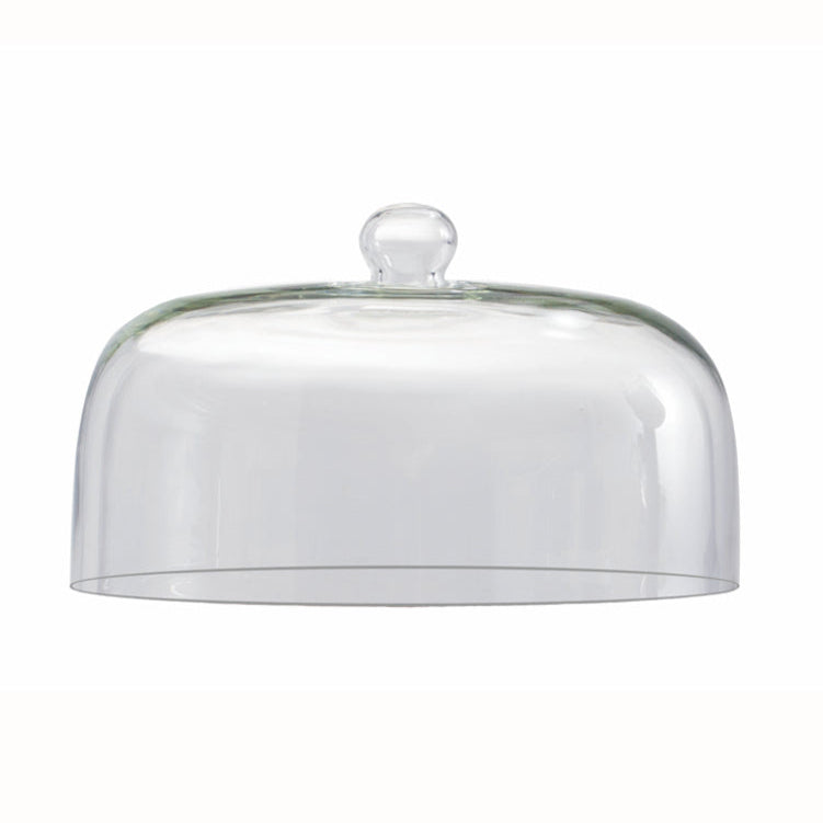 Clear 10.8" Glass Cake Dome for Elegant Dessert Displays