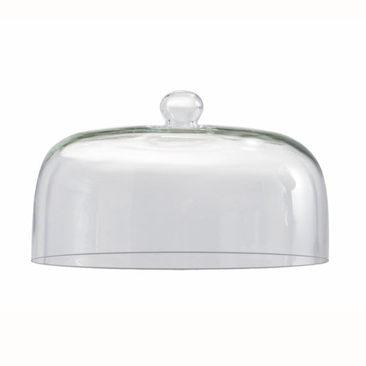 Clear 10.8" Glass Cake Dome for Elegant Dessert Displays