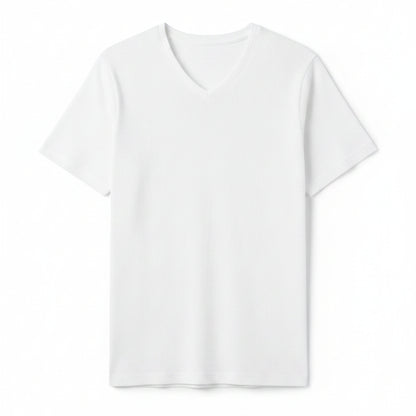 LIVERGY White V-Neck Underwear Tee