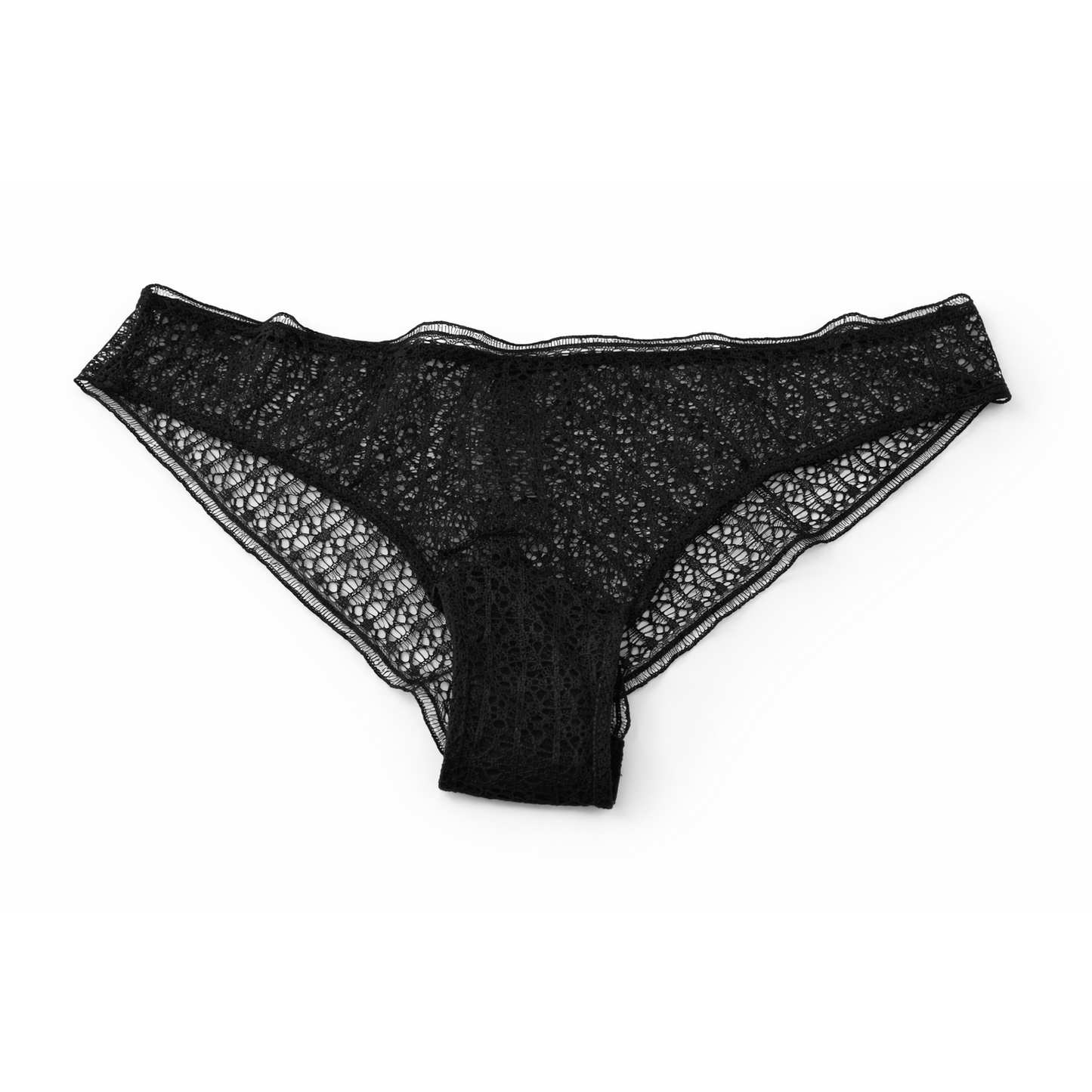 H&M Women's Lacy Brazilian Panties Underwear- 2 pack black