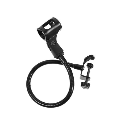 Vosarea Adjustable Gooseneck Microphone Arm Stand Black