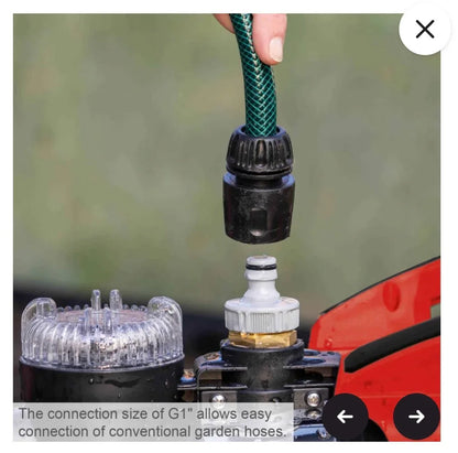 Scheppach GP1400JET Powerful 1300W Garden Pump 6000 L/h Flow Rate - Gomix Brands Outlet