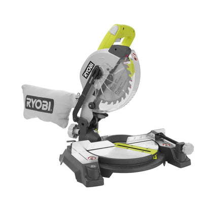 RYOBI 9-Amp 7-1/4 Inch Corded Miter Saw with Laser Guidey and battery charger included - Gomix Brands Outlet
