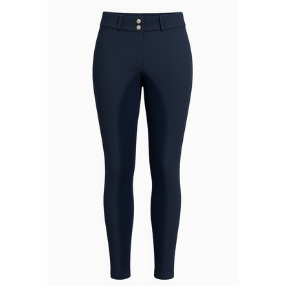 Felix Bühler Navy Full-Seat Riding Breeches – Back View