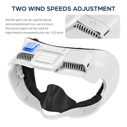 KKCOBVR K3 Facial Interface Cooling Fan for Meta Quest 3