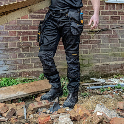 DEWALT Harrison Men's Stretch Work Trousers with Reinforced Knees