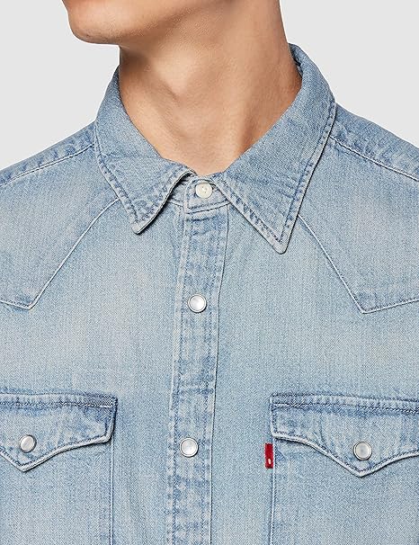 Levi's Barstow Western Shirt Men's Classic Denim Button-Front