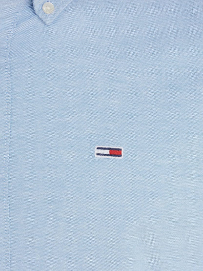 Tommy Jeans Slim Long Sleeve Shirt – Modern Cotton Comfort