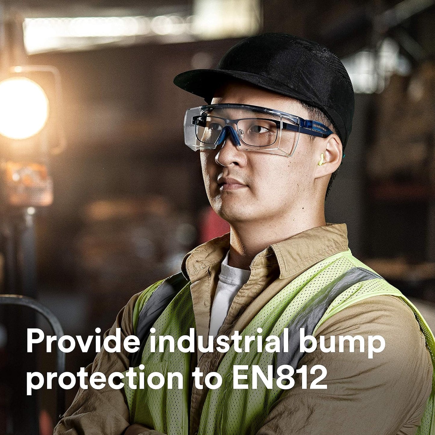 3M First Base Bump Cap Navy Blue EN812 Safety Helmet