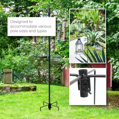 DIVCHI 4‑Spike Bird Feeder Stabilizer for Outdoor Garden Use