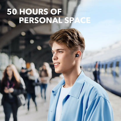 soundcore Space A40 Adaptive Noise Cancelling Earbuds 50-Hour Playtime Black