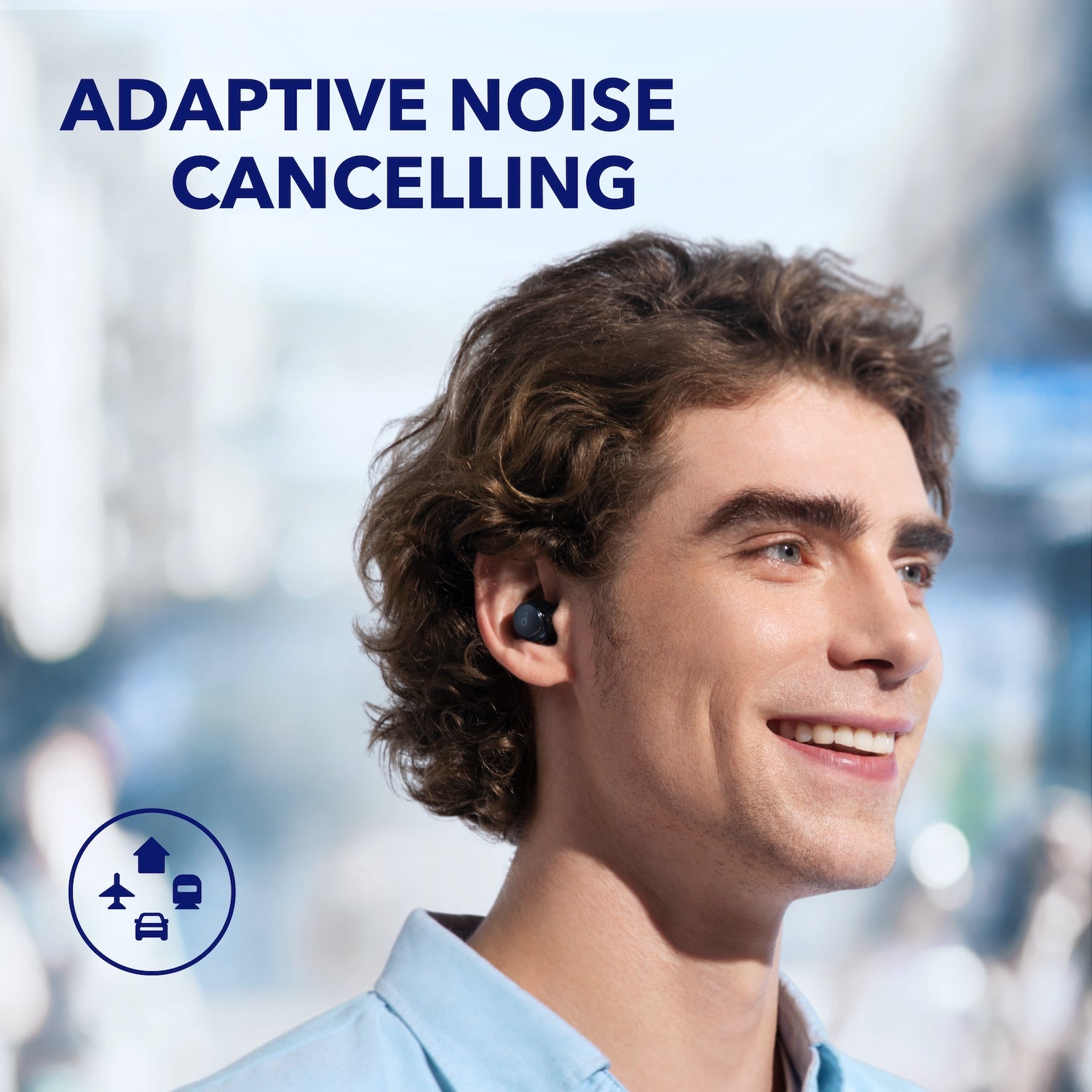 soundcore Space A40 Adaptive Noise Cancelling Earbuds 50-Hour Playtime Black