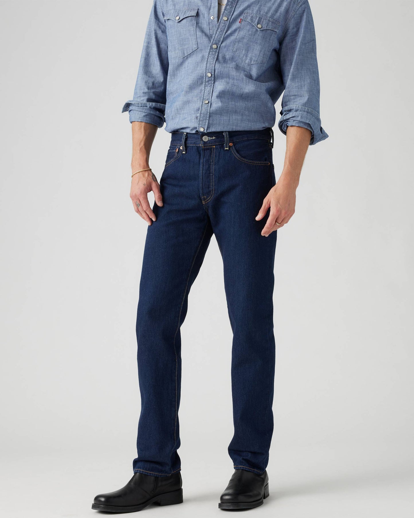 Levi's Men's 501® '54 Vintage-Inspired Slim Leg Dark Indigo Jeans