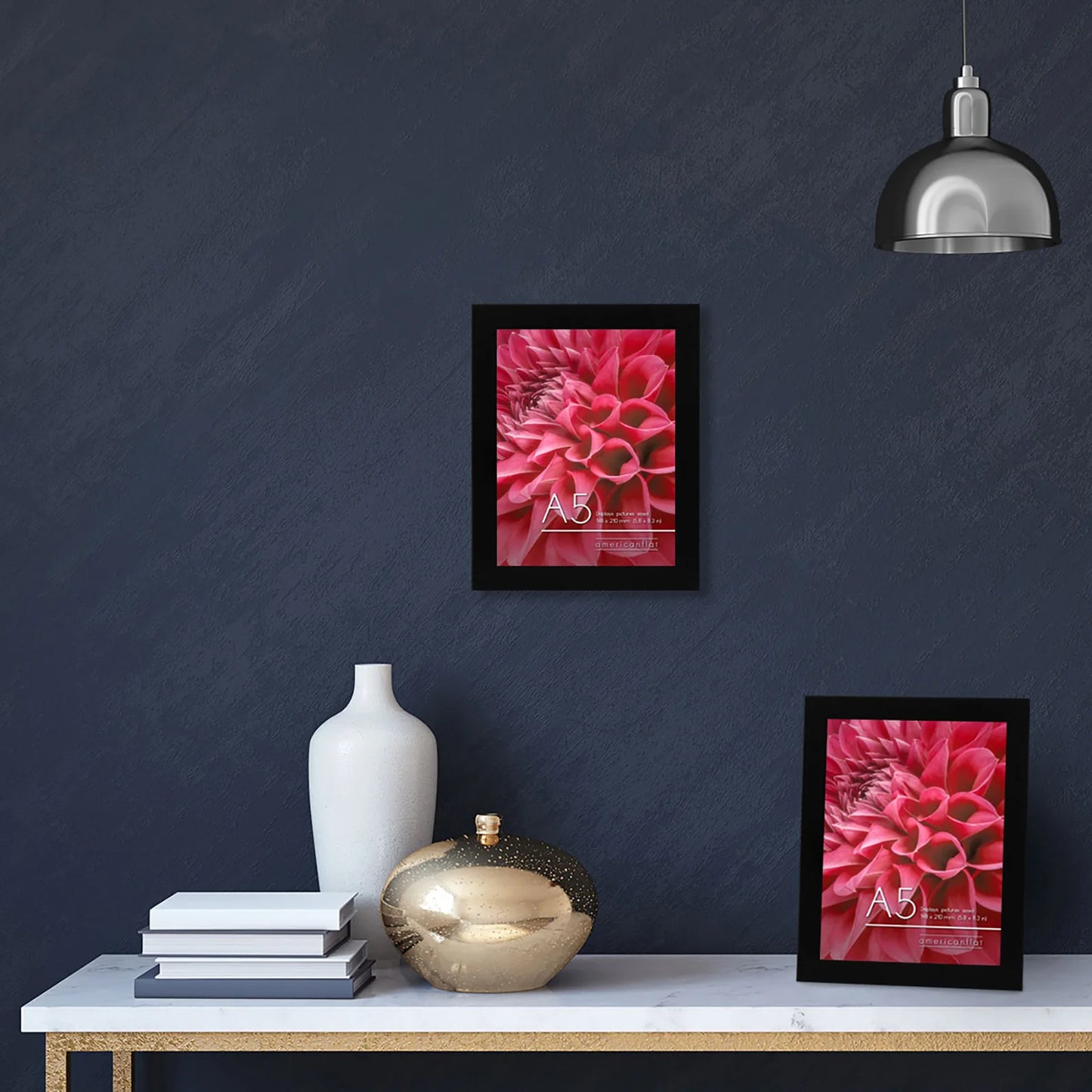 Black 2-Pack A-Size Picture Frame Set for A5