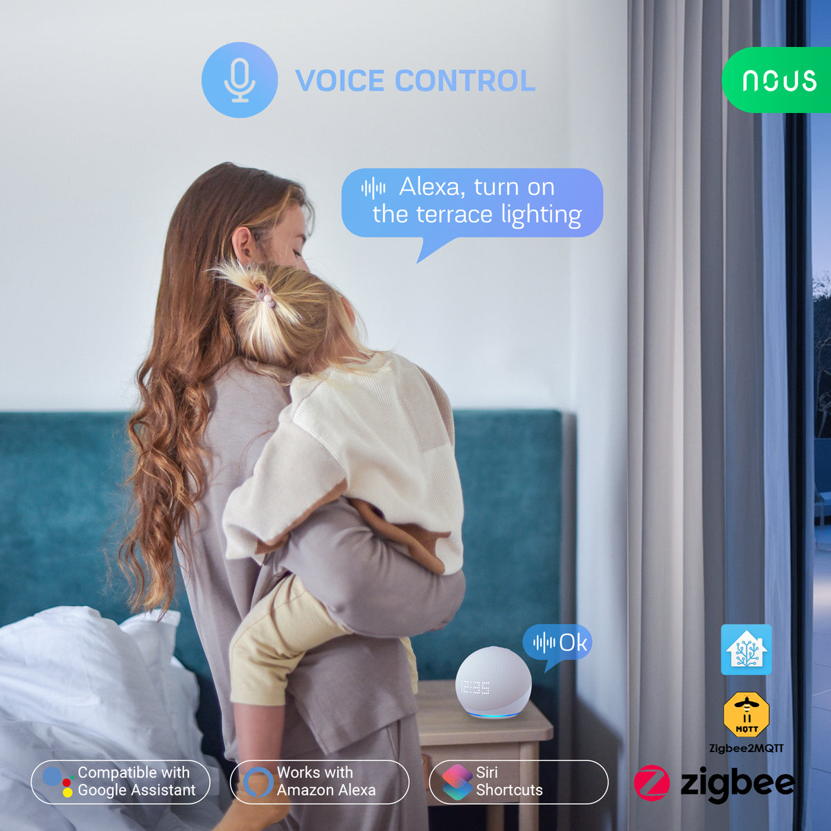 NOUS A6Z Outdoor Smart Socket ZigBee 3840W